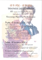 Zaproszenie na Tarnowskie Dni Szczepanika